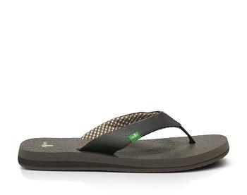 Sanuk Yoga Mat Women's Flip Flops Brown | Canada 51FDN